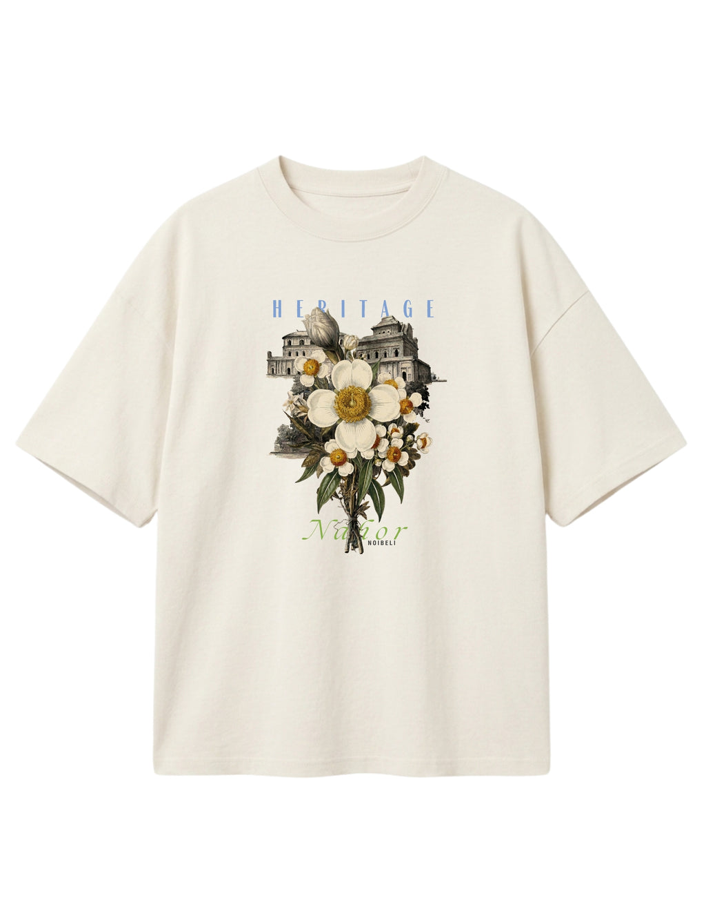 N-203 / UNISEX TSHIRT IN OVERSIZE FIT. The Nahor - as graceful as the heritage.