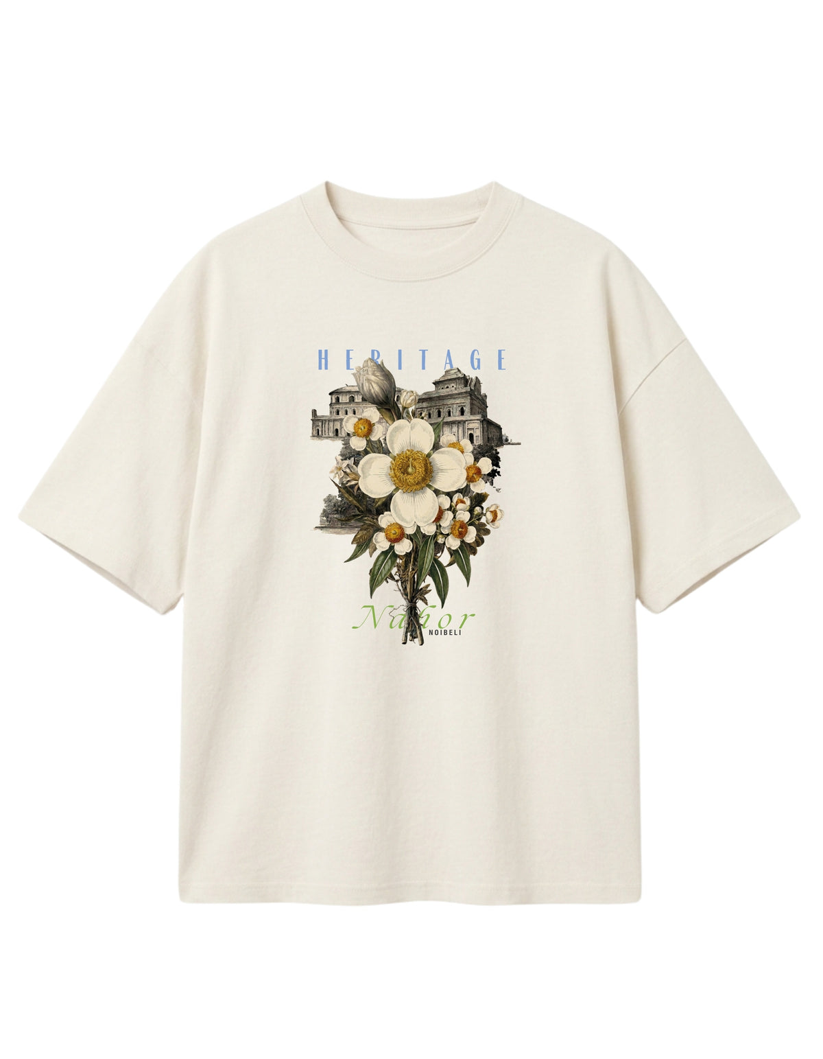 N-203 / UNISEX TSHIRT IN OVERSIZE FIT. The Nahor - as graceful as the heritage.
