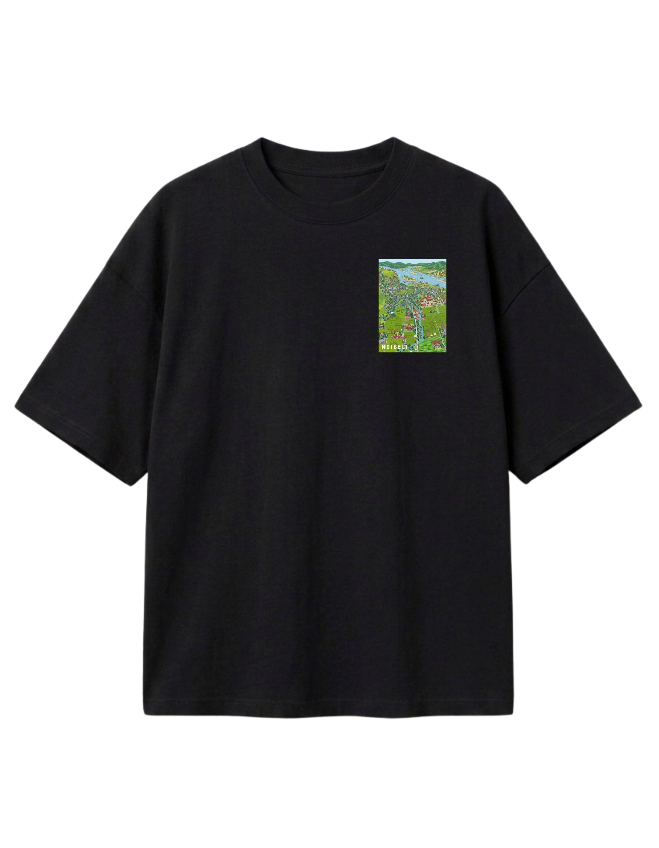 N-207 / unisex tshirt in oversize fit. THE VALLEY VIEW. rhythm of the everyday life.
