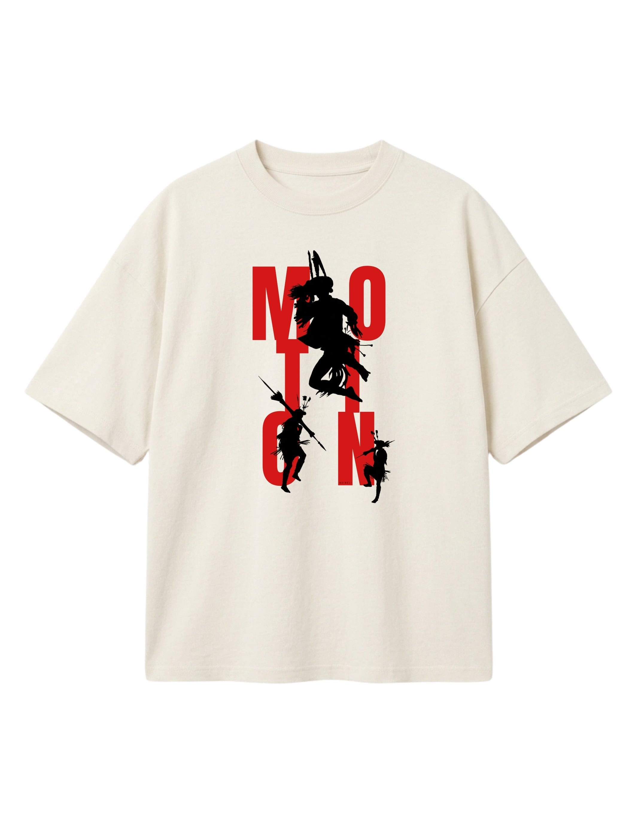 N-204 / UNISEX TSHIRT IN OVERSIZE FIT -MOTION - Never still, never silent — hunters of the hills.
