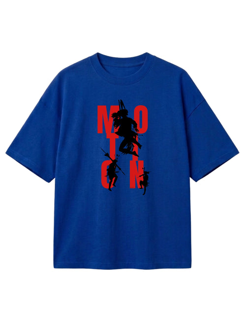 N-204 / UNISEX TSHIRT IN OVERSIZE FIT -MOTION - Never still, never silent — hunters of the hills.