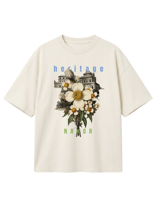 N-203 / UNISEX TSHIRT IN OVERSIZE FIT. The Nahor - as graceful as the heritage.