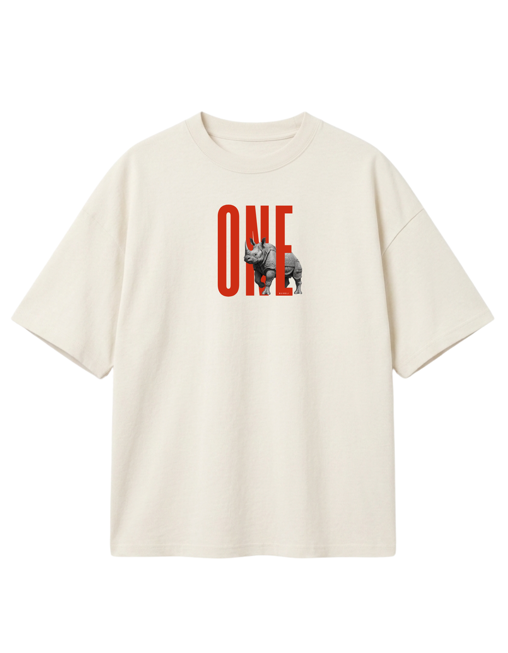N-206 / UNISEX TSHIRT IN OVERSIZE FIT- ONE - There's only one.