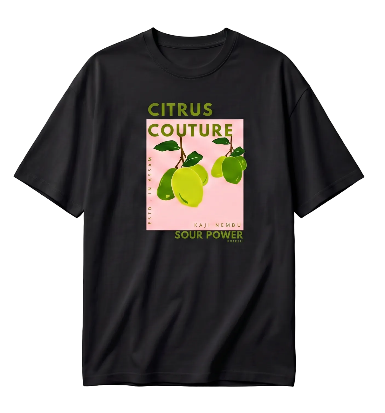 CREW NECK UNISEX TSHIRT IN OVERSIZE FIT